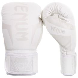 Снимка на Venum ELITE BOXING GLOVES Боксьорски ръкавици, бяло, размер