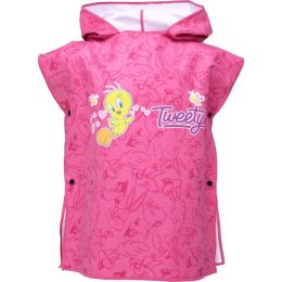 Снимка на Warner Bros TWEETY PONCHO S Детско пончо от бързо съхнеща материя, розово, размер