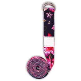 Снимка на YOGGYS STRETCHING STRAP WILD ORCHID Пристягащ колан, черно, размер