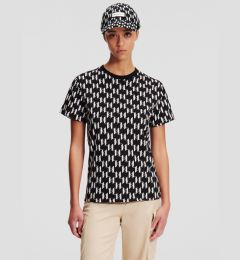 Снимка на Karl Lagerfeld Monogram T-shirt Cheren