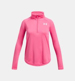 Снимка на Under Armour Tech Graphic 1/2 Zip T-shirt Rozov