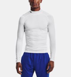 Снимка на Under Armour UA HG Armour Comp Mock LS T-shirt Byal