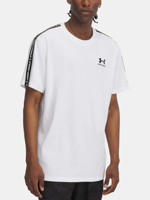 Снимка на Under Armour UA Icon HWT Tee Taping T-shirt Byal
