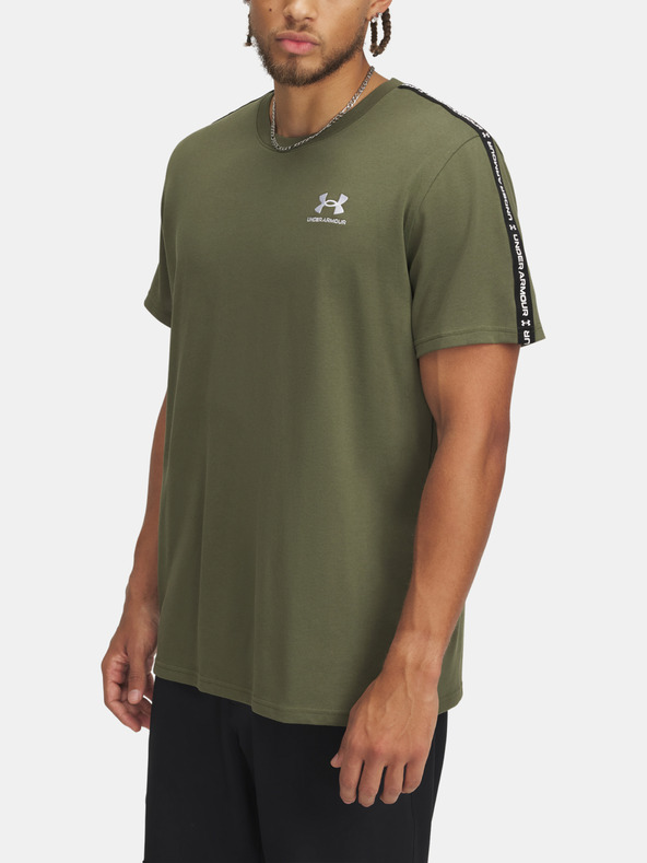 Снимка на Under Armour UA Icon HWT Tee Taping T-shirt Zelen