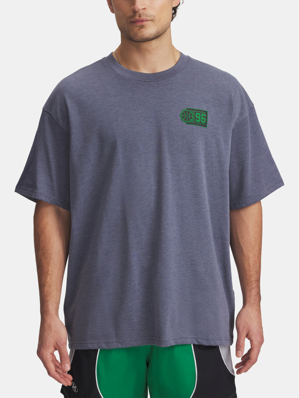 Снимка на Under Armour UA M HWT Hoops Courtside SS T-shirt Siv