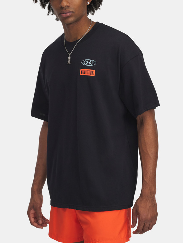 Снимка на Under Armour UA M HWT Hoops Mix Tape SS T-shirt Cheren