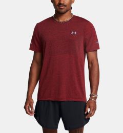 Снимка на Under Armour UA SEAMLESS STRIDE SS T-shirt Cherven
