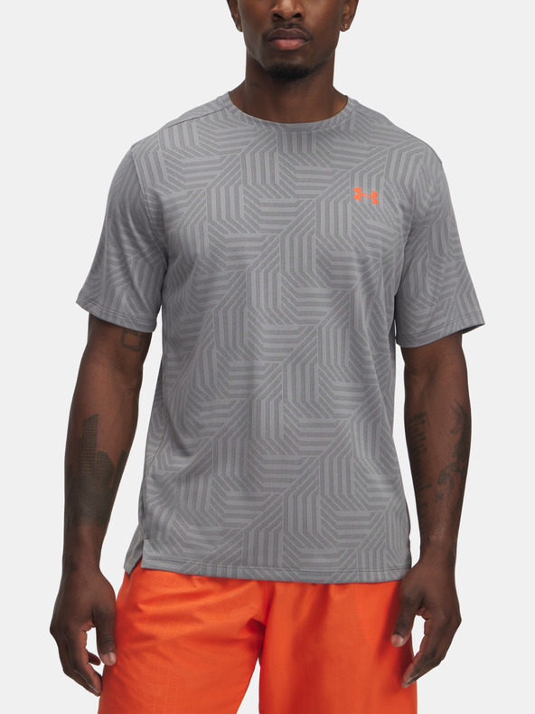 Снимка на Under Armour UA Tech Vent Geotessa SS T-shirt Siv