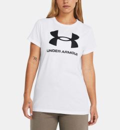 Снимка на Under Armour UA W Sportstyle Logo SS T-shirt Byal