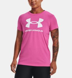 Снимка на Under Armour UA W Sportstyle Logo SS T-shirt Rozov