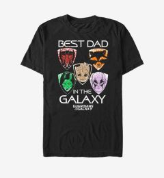Снимка на ZOOT.Fan Marvel Best dad in the galaxy Strážci Galaxie T-shirt Cheren