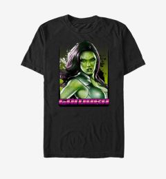 Снимка на ZOOT.Fan Marvel Gamora Strážci Galaxie T-shirt Cheren