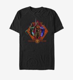 Снимка на ZOOT.Fan Marvel Trio postav Black Panther: Wakanda nechť žije T-shirt Cheren